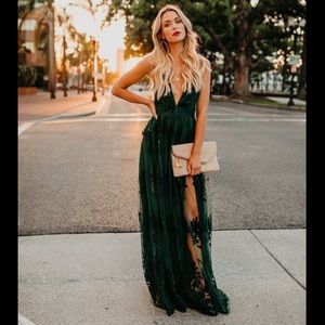 Antonia Hunter Green Maxi Dress